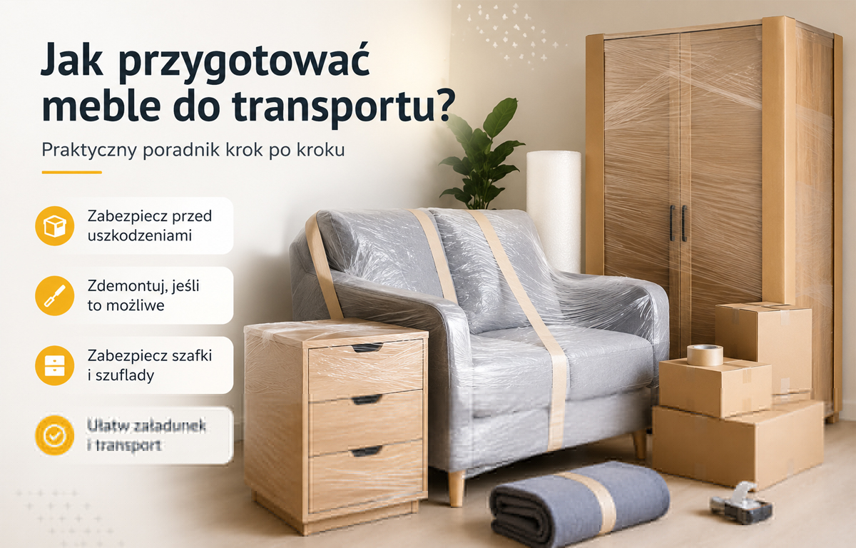 Jak przygotować meble do transportu?
