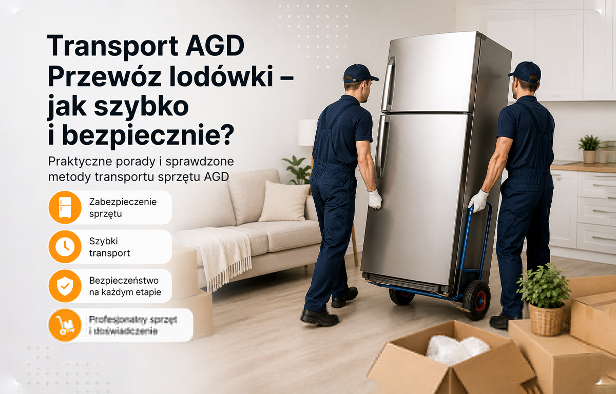Przewóz lodówki - jak szybko i bezpiecznie?